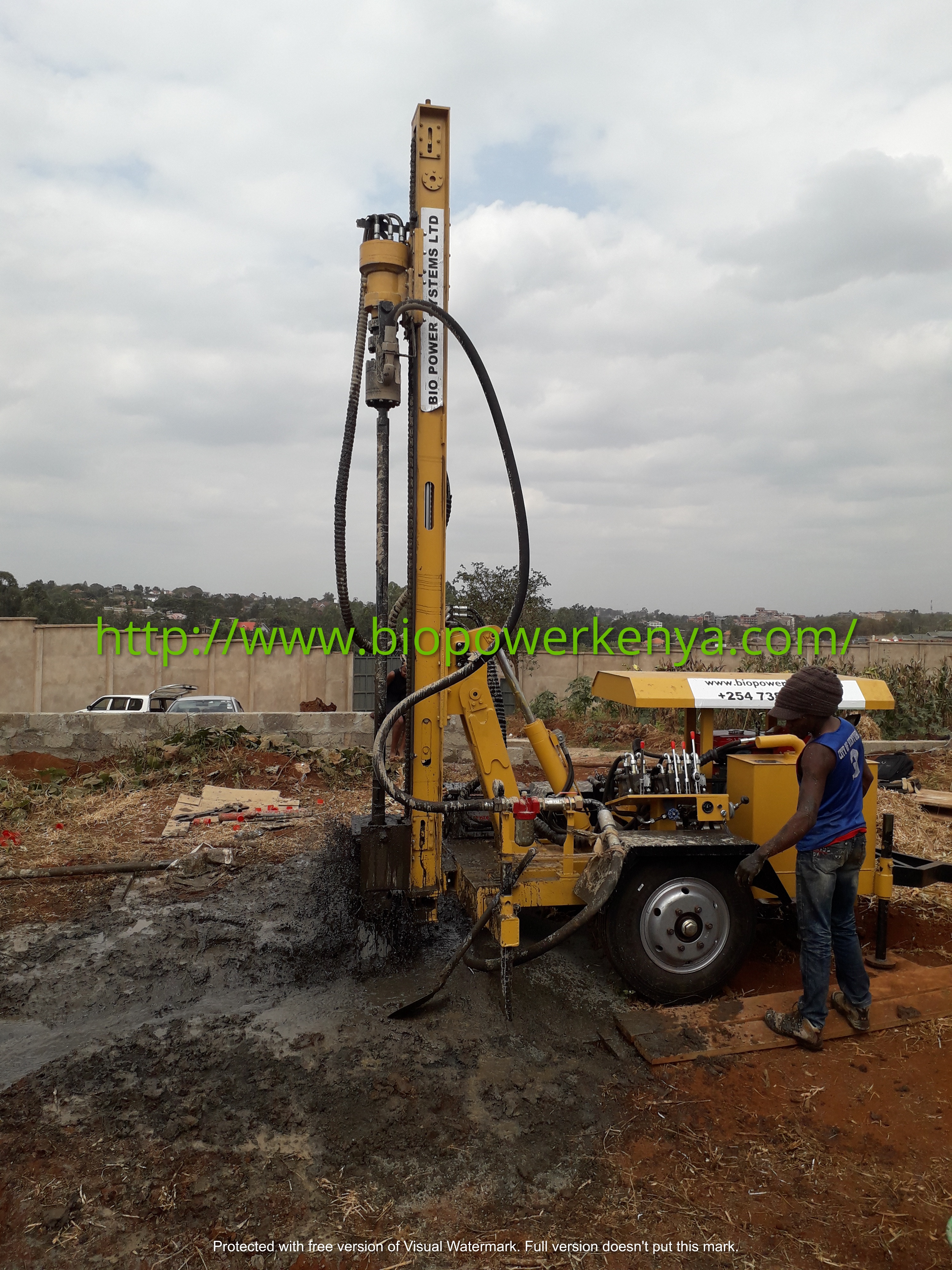 Bio kenya power drilling machine